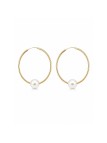 Boucles d'oreilles créoles Akoya Ho Moea Perles - 1