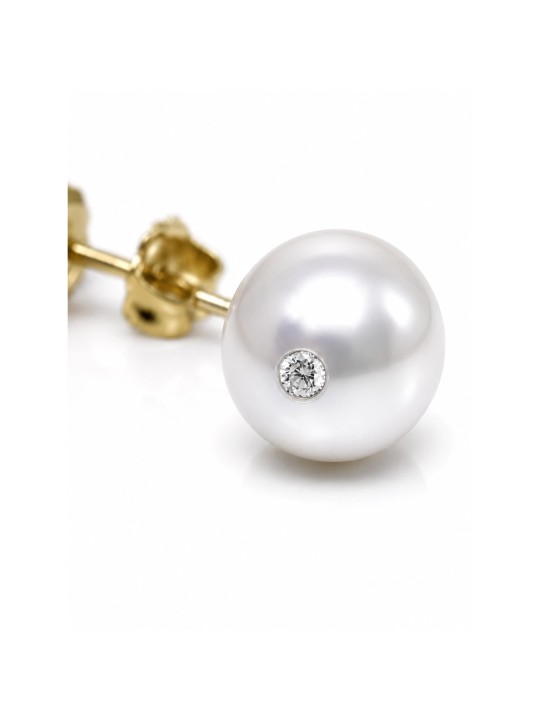 Boucles d'oreilles Ave perles Akoya AAA Moea Perles - 4