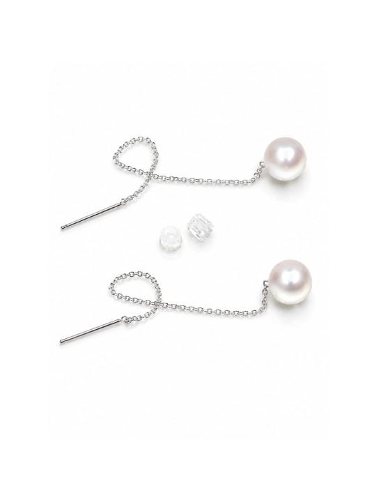 Boucles d'oreilles Avea perles Akoya AAA Moea Perles - 4