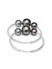 Boucles d'oreilles créoles Ni Moea Perles - 4