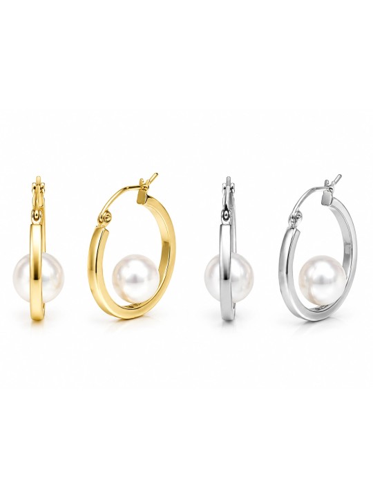 Boucles d'oreilles Akoya Ho Moea Perles - 3