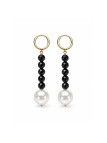 Boucles d'oreilles Avio perles Akoya et saphir Moea Perles - 1