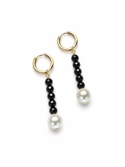 Boucles d'oreilles Avio perles Akoya et saphir Moea Perles - 2