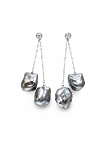 Boucles d'oreilles Keshi Mylla Moea Perles - 1