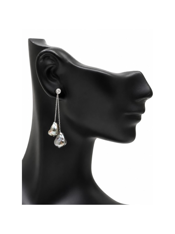 Boucles d'oreilles Keshi Mylla Moea Perles - 2