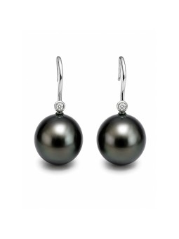 Boucles d'oreilles Anua 10-12mm perle de Tahiti - 1