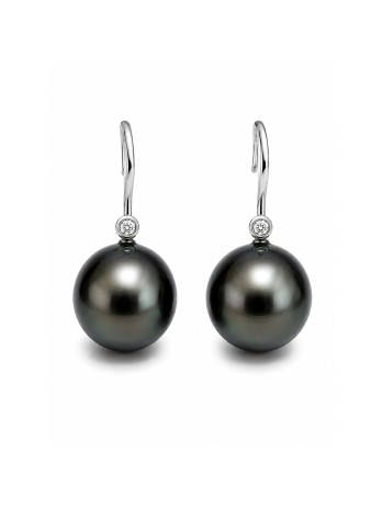 Boucles d'oreilles Anua 10-12mm perle de Tahiti - 1