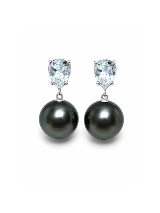 Boucles d'oreilles Rau Moea Perles - 1