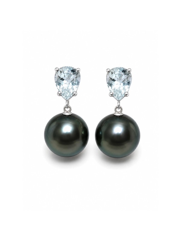 Boucles d'oreilles Rau Moea Perles - 1