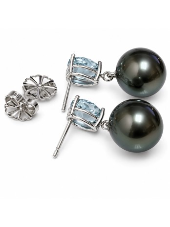 Boucles d'oreilles Rau Moea Perles - 2