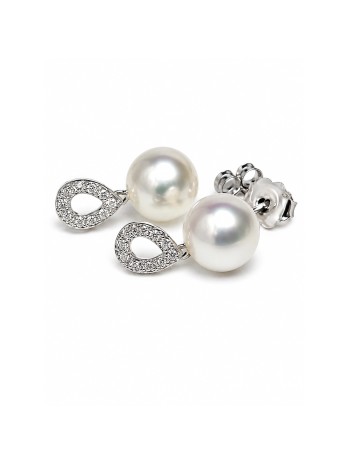 Boucles d'oreilles Revea perle Akoya Moea Perles - 2