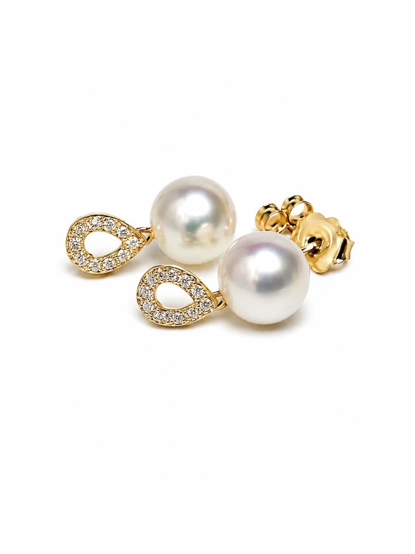 Boucles d'oreilles Revea perle Akoya Moea Perles - 3