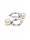 Boucles d'oreilles créoles Faana Moea Perles - 3