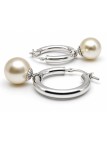 Boucles d'oreilles créoles Faana Moea Perles - 5