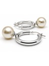Boucles d'oreilles créoles Faana Moea Perles - 5