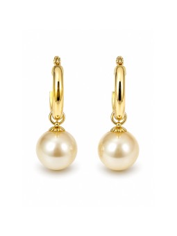 Boucles d'oreilles créoles Faana Moea Perles - 1