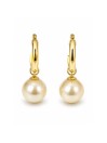 Boucles d'oreilles créoles Faana Moea Perles - 1
