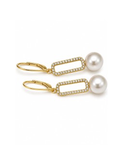 Boucles d'oreilles Reva perle Akoya et diamants Moea Perles - 2