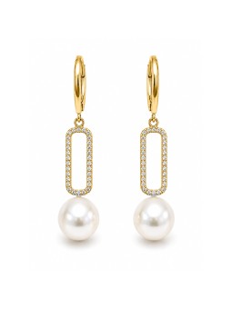 Boucles d'oreilles Reva perle Akoya et diamants Moea Perles - 1