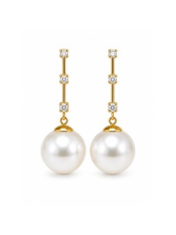 Boucles d'oreilles Fenu perles d'Australie Moea Perles - 1