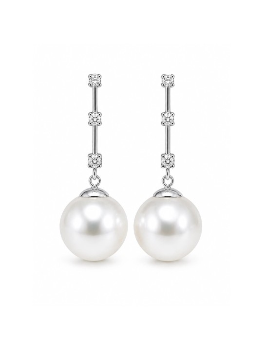 Boucles d'oreilles Fenu perles d'Australie Moea Perles - 2