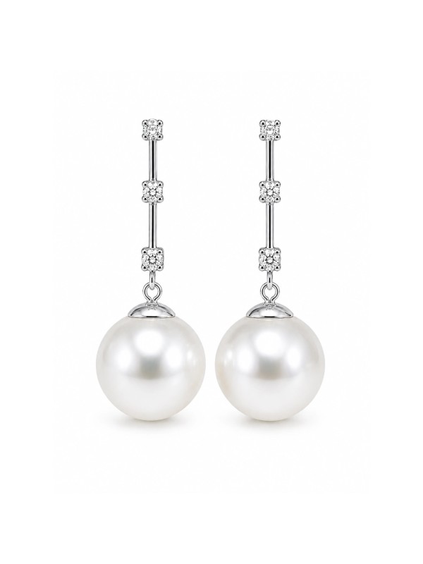 Boucles d'oreilles Fenu perles d'Australie Moea Perles - 2