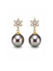 Boucles d'oreilles Reva perle de Tahiti Moea Perles - 1
