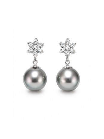 Boucles d'oreilles Reva perle de Tahiti Moea Perles - 2