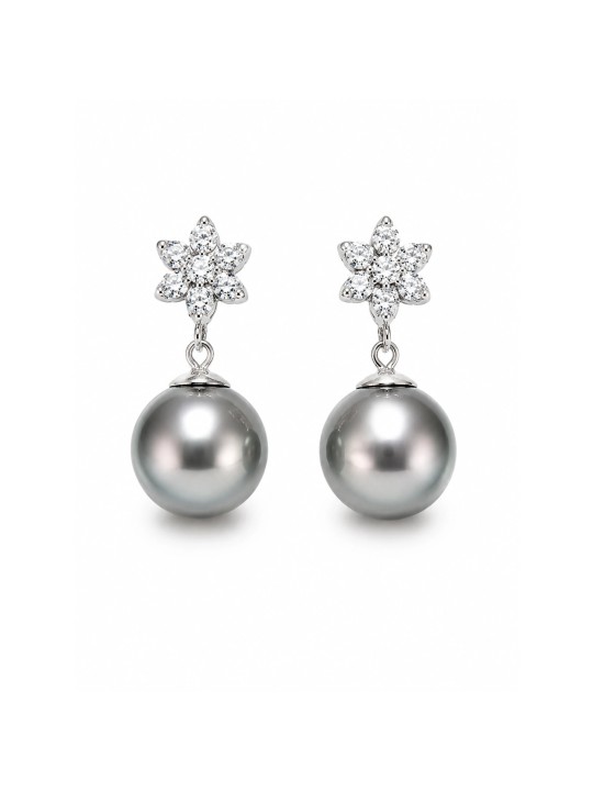 Boucles d'oreilles Reva perle de Tahiti Moea Perles - 2