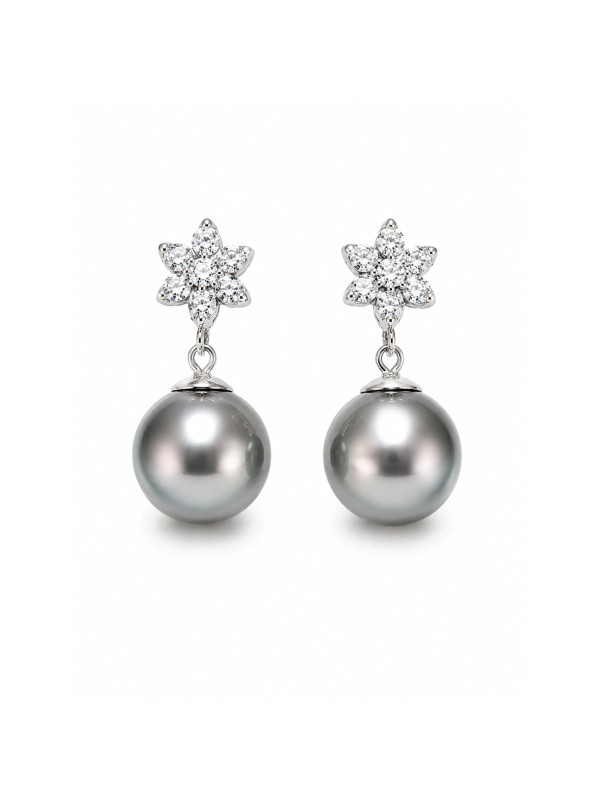 Boucles d'oreilles Reva perle de Tahiti Moea Perles - 2