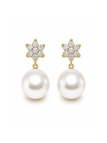 Boucles d'oreilles Erina Moea Perles - 2