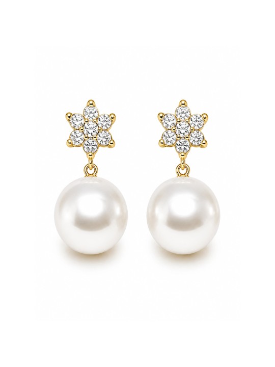 Boucles d'oreilles Erina Moea Perles - 2