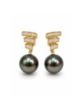 Boucles d'oreilles Fara perle de Tahiti