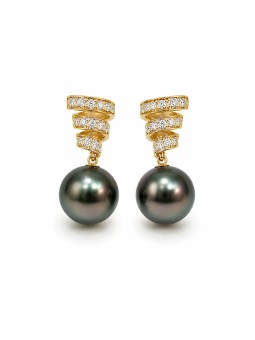 Boucles d'oreilles Fara perle de Tahiti Moea Perles - 1