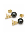 Boucles d'oreilles Fara perle de Tahiti Moea Perles - 2