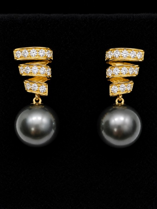 Boucles d'oreilles Fara perle de Tahiti Moea Perles - 5