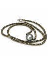 Collier perle tahiti et Pyrite Moea Perles - 1