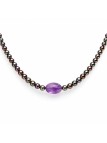 Collier perle Akoya et Améthyste Moea Perles - 2