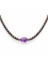 Collier perle Akoya et Améthyste Moea Perles - 2