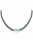 Collier perle Akoya et Aquamarine Moea Perles - 2
