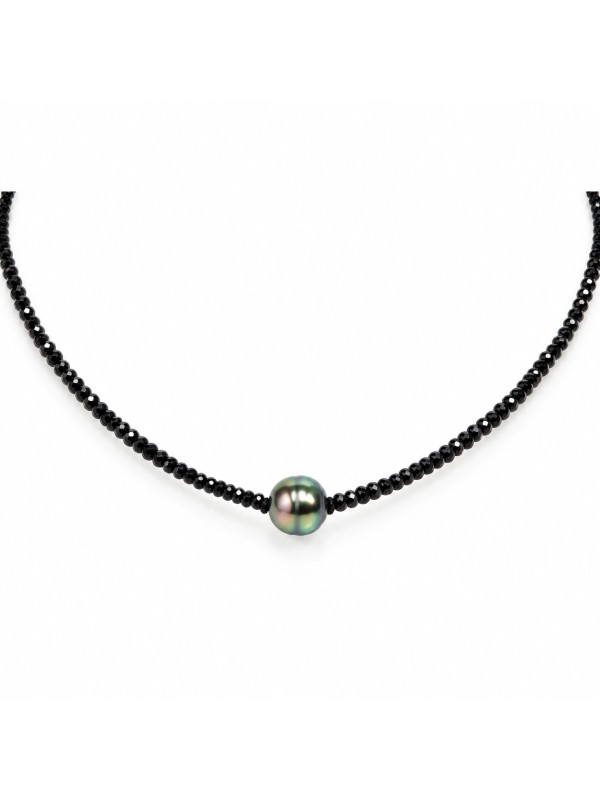 Collier perle tahiti et saphir Moea Perles - 2