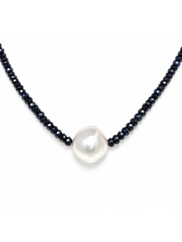 Collier perle australie et saphir Moea Perles - 1