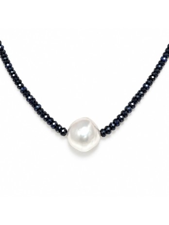 Collier perle australie et saphir Moea Perles - 1