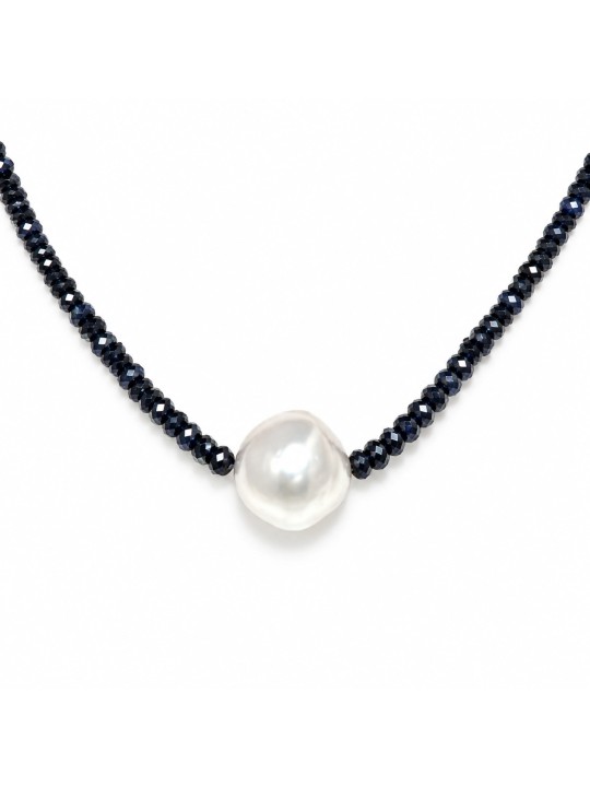 Collier perle australie et saphir Moea Perles - 1