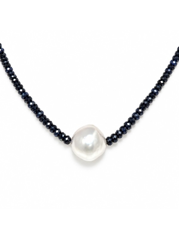 Collier perle australie et saphir Moea Perles - 1