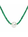 Collier perle australie et émeraude Moea Perles - 1