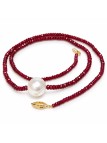 Collier perle australie et émeraude Moea Perles - 1