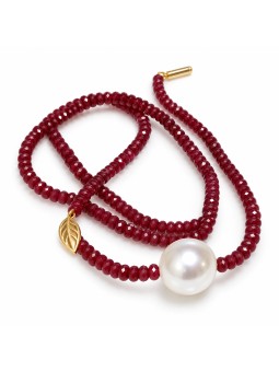 Collier perle australie et émeraude Moea Perles - 2