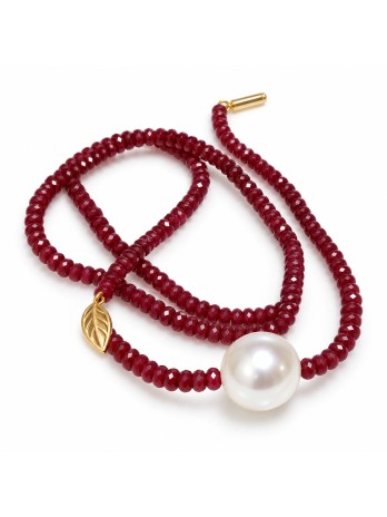 Collier perle australie et émeraude Moea Perles - 2