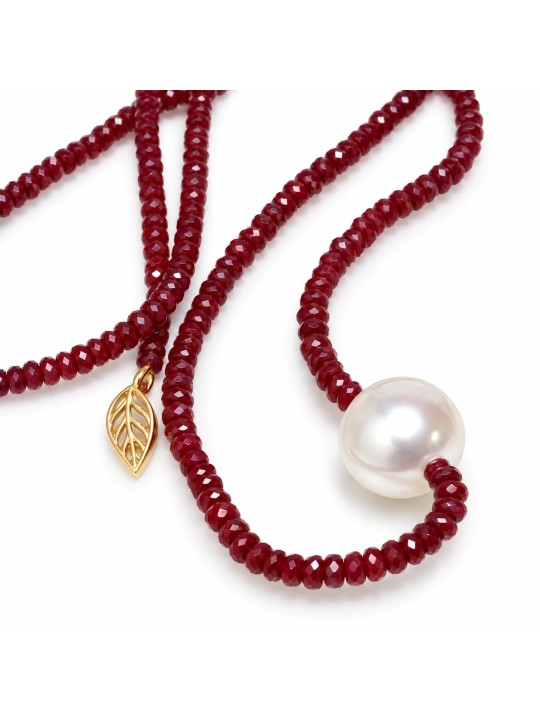 Collier perle australie et émeraude Moea Perles - 3